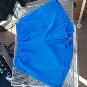 Blue Nike shorts sorry o
